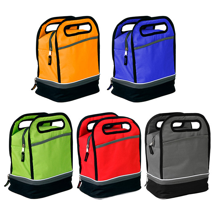 HIELERA EN POLIESTER 600D COMPARTIMENTO DOBLE E401